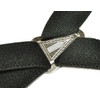KASAJIMA Suspenders, 0.8 inch (21 mm), X Shape, Unisex, Moderate