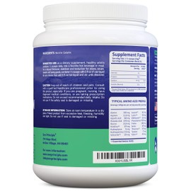 Zen Principle Grass-Fed Gelatin Powder, 3 lb. Custom Anti-Aging Protein for Healthy Hair, Skin, Joints & Nails. Paleo and Keto Friendly. Cooking and Baking. GMO-Free and Gluten-Free. Unflavored.