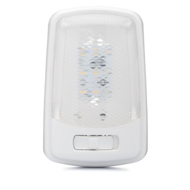 Lumitronics RV LED Lights Interior - LED Camper Ceiling Light Fixture with Switch 12V (Volt) - Removable Lens