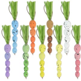 9 PCs Easter Bunny Carrot Eggs Colors Foam Easter Eggs Pastel Rabbit Eggs for Easter Hunt, Basket Stuffers Filling Treats Classroom Prize Supplies