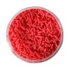 Sprinks Jimmies Sprinkles 500 g, 1 cm Size, Red