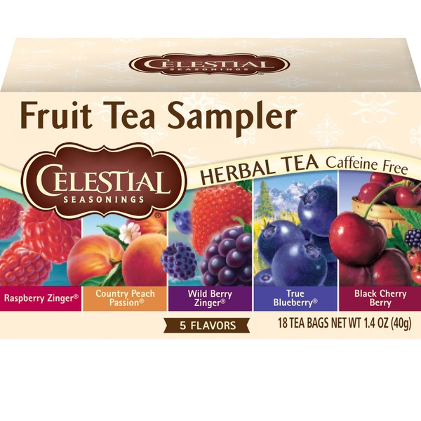 Celestial Seasonings Tea, Fruit, 18 Count (Pack of 3)