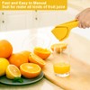 AUAUY Lemon Squeezer with Lemon Zester Peeler, Professional Manual Lemon