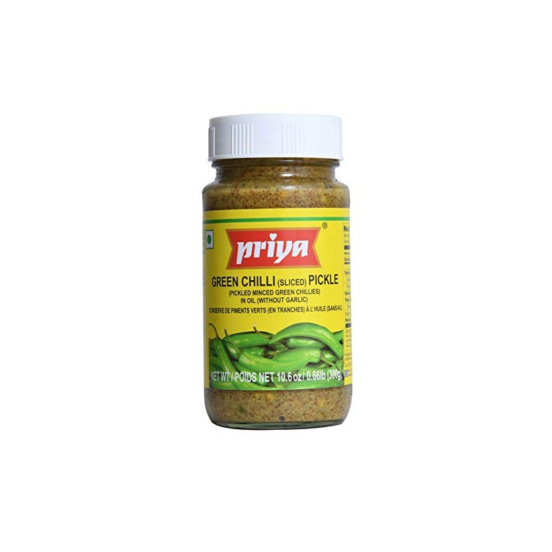 Priya Green Chilli Sliced Pickle 300g