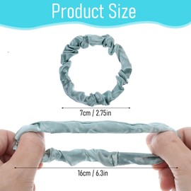 Wanmu 12 Pcs Satin Silk Small Scrunchies, Soft Silk Hair Tie, Elastic Ponytail Holders, Satin Hair Accessories for Women and Girls