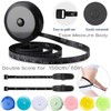 2 Pcs Fabric Tape Measure, 1 Retractable Tape Measure Sewing