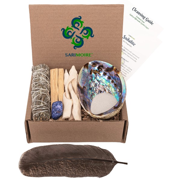 Sarimoire Sage Kit - Smudge Kit with Common Sage, Palo