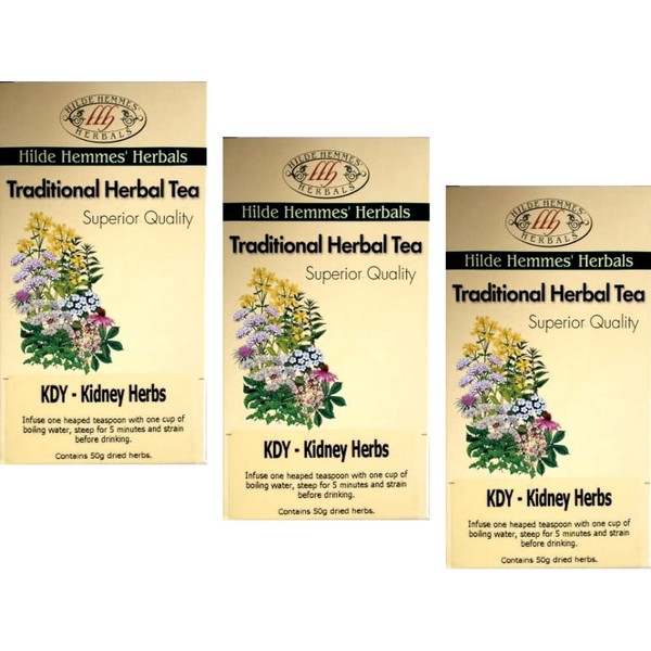 3 x 50g HILDE HEMMES HERBALS KDY - Kidney Herb