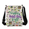 FEELMEM Mardi Gras Crossbody Bag Mardi Gras Carnival Merchandise Mardi