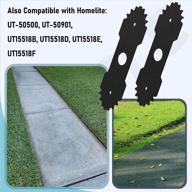 KINTLE 9 inch 638006008 Edger Blade with Teeth Compatible with
