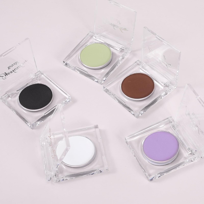 Erinde Single White Eyeshadow Palette, Nude Tones Matte Eyeshadow Palette,