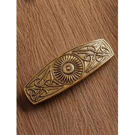 HAQUIL Vintage Rectangular Flower Hairclip, Hair Clips, Vintage Celtic Knot Protection Hair Clip Hair Barrettes, Jewelry Accessories Gift for Women