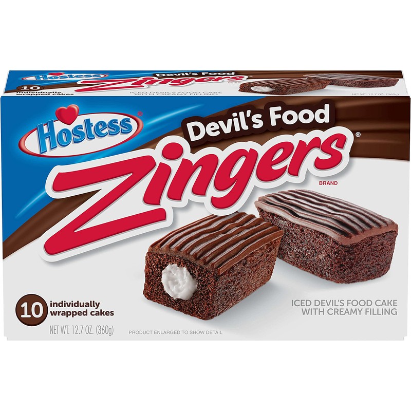 Hostess Iced Devil's Food Zingers | 12.7 Ounce | 10