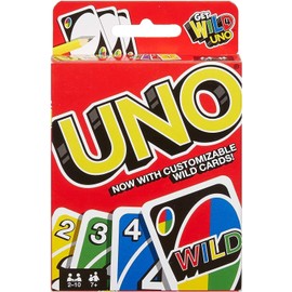 Mattel Uno, Flip, Dos and Blink Card Game, Combo Pack of 4
