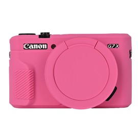 Camera Case for Canon PowerShot G7X Mark II, Lightweight Soft Protective Travel Camera Case, G7X2 Camera Cover Camera Case, Pink