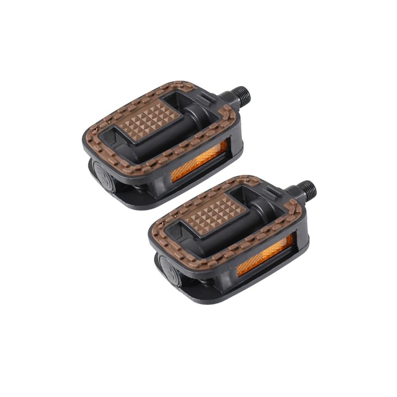 Pedals for Classic Bike, Retro, Vintage, Urban with Resin Block