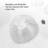 10pcs Sound Amplifier Closed Domes Single Layer Double Hole Silicone