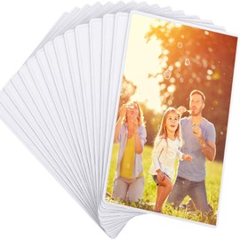 Magicfly Pack of 15 Magnetic Photo Frames 6x4 inch Magnetic Photo Fridge 15x10 cm Magnetic Picture Frame Magnets Photo Sleeves for Kids Adult Family White