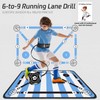 2F22E Soccer Training Mat, Soccer Training Equipment with Video Guide,