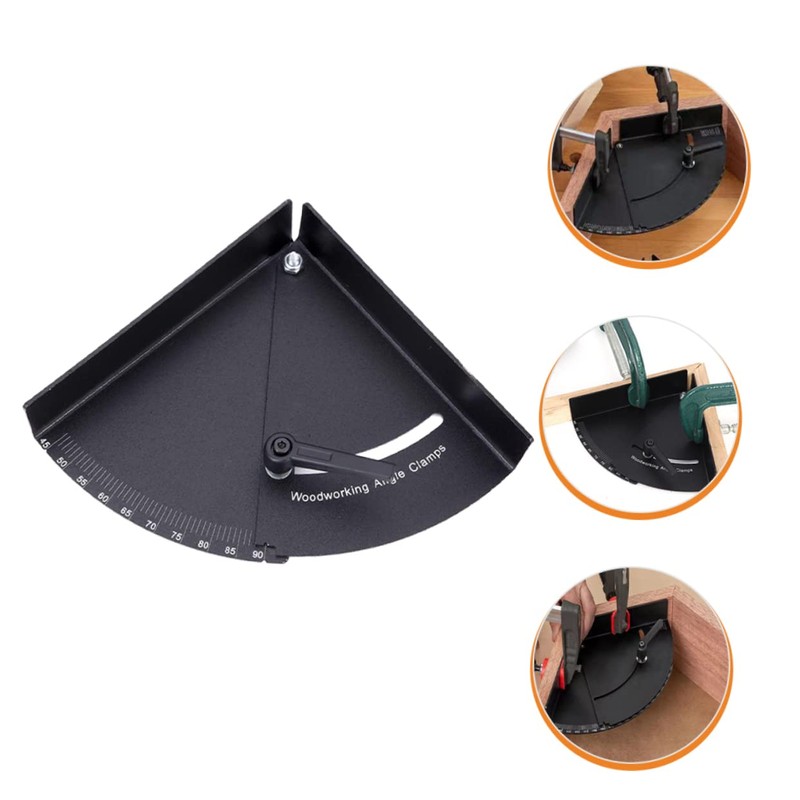 LALAFINA Corner Clamp Angle Clamp for Woodworking Construction Stable Design