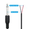 1.65ft 6.35mm Male Plug to Bare Wire Open End Audio