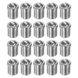 HARFINGTON 20pcs Ball Point Spring Plungers 4x5mm 304 Stainless Steel Precision Positioning Beads Ball Spring Plungers Ball Catch Latch for Door Cupboard Mechanical Devices Clamps Furniture