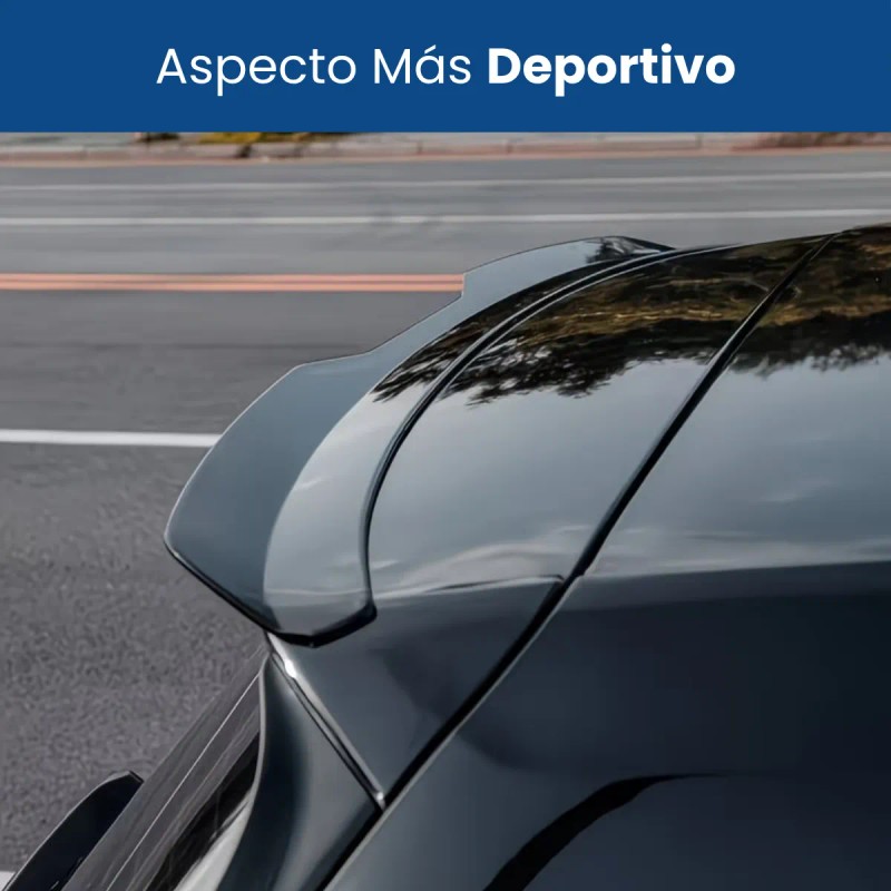 Aleron Deportivo Hatchback Cola De Pato Negro Spoiler Abs