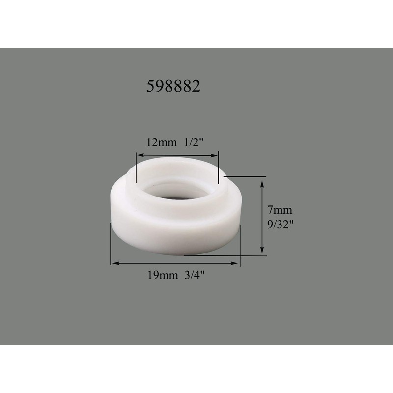 RIVERWELD TIG Insulators Cup Gaskets 598882 fit SR PTA DB