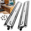 REGUDA Heavy Duty Locking Drawer Slides Full Extension Runners with