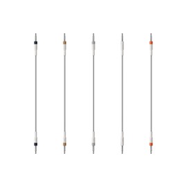 teenage engineering Field Slim sync Cable kit - Five 3.5 mm Stereo (TRS) Cables for Pocket Operators (Multi-Color)