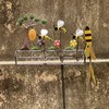 Three Little Bees Windmill Lovely Decorative Metal Bees Windmill for