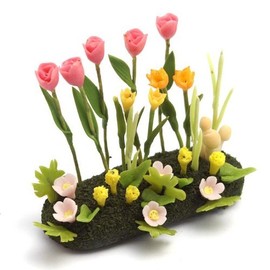 MyTinyWorld Dolls House Miniature Large DIY Flower Bed (DIY9)