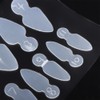 Nails Mold Sticker 4Sheets Silicone Nails Mold Pads Dual Form