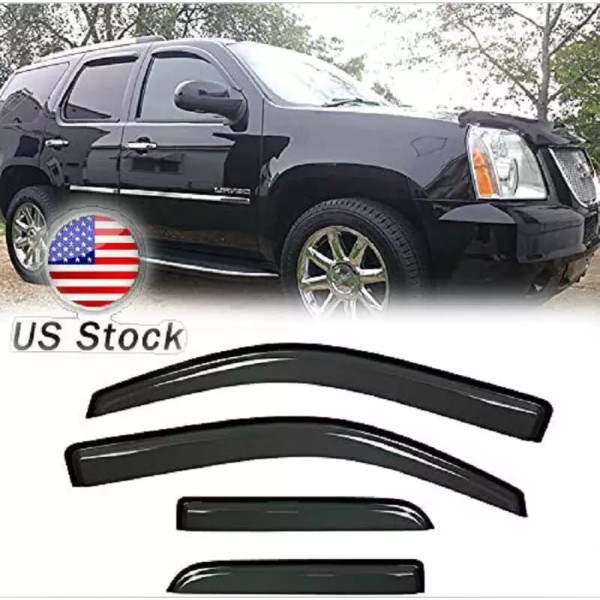 Unbranded Fits 07-14 Chevy Tahoe GMC Yukon Window Visors Sun