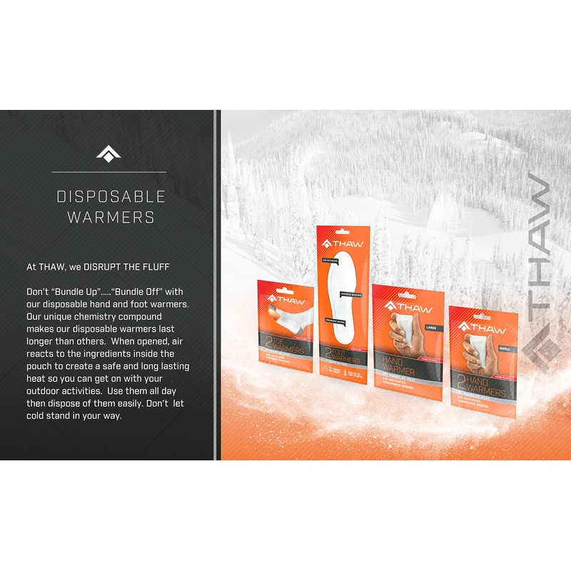THAW-5 Pair Pack-Disposable Foot Warmers