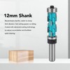 Greensen Flush Trim Router Bithaltbare Spiralschneider für Holzbearbeitungsfachleute Doppellager Flat
