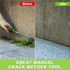 Shark-Tuff 2-Piece Weed Remover Tool Set for Patio & Garden