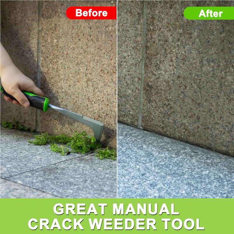 Shark-Tuff 2-Piece Weed Remover Tool Set for Patio & Garden