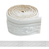 WADILE 90"x 3.1" Crown Molding Peel and Stick, Flexible Wallpaper