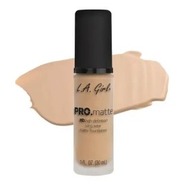 Base Mate Liquida L. A Girl Pro Matte Foundation Tono Nude