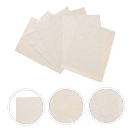 EXCEART 6 Sheets Ceramic Suede Chamois Leather Pottery Chamois Cloth for Drawing Pottery Clay Chamois Drying Pottery Kit Shammy Towel for Car Softer Chamois for Smoothing Tools Natural