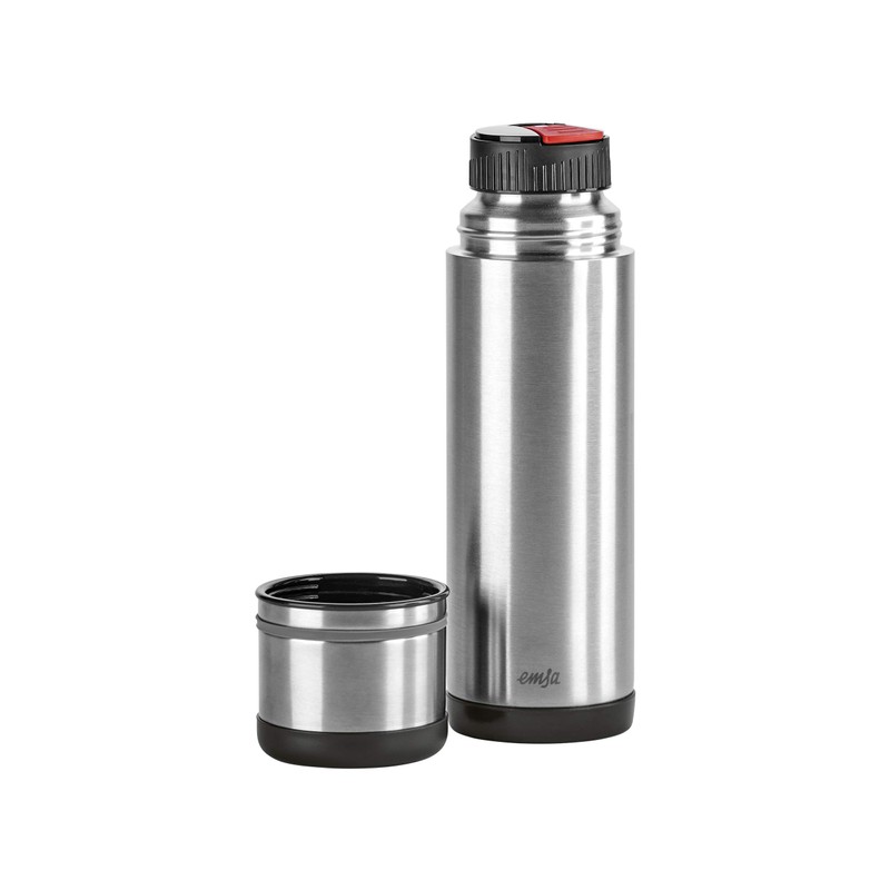 EMSA ISO-CITY-MU G 506799 AUSVERKAUFT, Metal, plastic, Schwarz-Anthrazit, Isolierflasche, 0,50