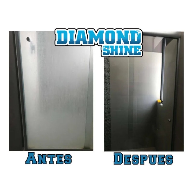 Quita Sarro,manchas De Agua,vidrios, Diamond Shine Pac 4 Pz