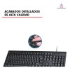 Importeek Teclado Usb Alambrico Slim Computadora Pc Escritorio Laptop