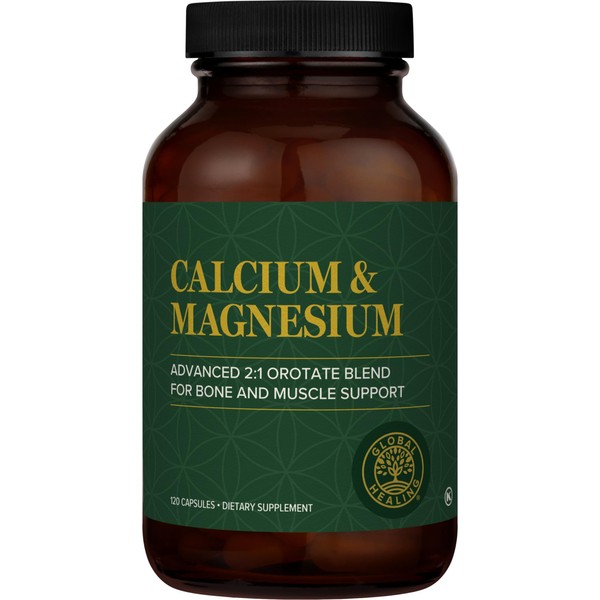 Global Healing Calcium and Magnesium Orotate - Bone Strength Supplement