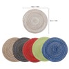 QUINTRA Placemats, Washable Woven Vinyl Placemats for Dining Table, Easy