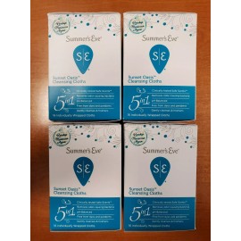 4-16 ct. Boxes: Summer's Eve Sunset Oasis Scent Cleansing Cloths (0191) R1P6