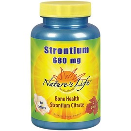네이쳐스 라이프 스트론튬 680 mg 60 태블릿 Nature's Life Strontium 680 mg 60 Tablets