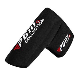 Tongdejing Golf Blade Putter Head Covers,Nylon Fabric ​Golf Putter Head Cover Prevents Damage to The Actuator Head for Most of Golf Club Heads (Black)