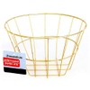 Gold Iron Wire Baskets and Trays, Round and Rectangular, 4-ct